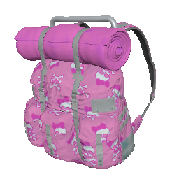 Pink Skulls Survivor Backpack