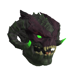 Green Infernal Demon Mask
