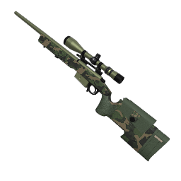 Camo Green Sniper Rifle