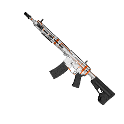 Orange Schematic AR-15