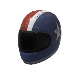 Patriotic Motorcycle Helmet
