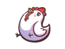 印花 | 白羽鸡Sticker | Chabo