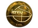 印花 | kennyS（金色）| 2019年卡托维兹锦标赛Sticker | kennyS (Gold) | Katowice 2019