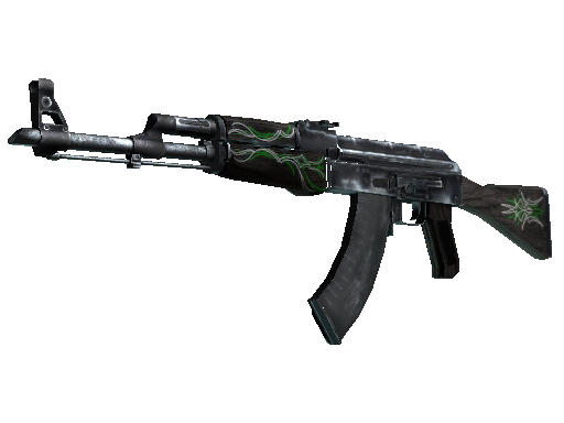 AK-47 | 翡翠细条纹 (久经沙场)AK-47 | Emerald Pinstripe (Field-Tested)