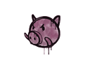 封装的涂鸦 | 猪 (酱紫)Sealed Graffiti | Piggles (Princess Pink)
