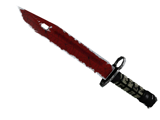 刺刀（★ StatTrak™） | 深红之网 (久经沙场)★ StatTrak™ Bayonet | Crimson Web (Field-Tested)