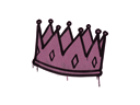 封装的涂鸦 | 王冠 (酱紫)Sealed Graffiti | King Me (Princess Pink)