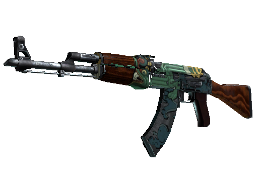 AK-47（StatTrak™） | 火蛇 (破损不堪)StatTrak™ AK-47 | Fire Serpent (Well-Worn)
