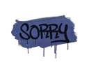 封装的涂鸦 | 对不起 (靛蓝)Sealed Graffiti | Sorry (SWAT Blue)