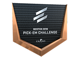2018年波士顿锦标赛竞猜青铜级纪念奖牌Bronze Boston 2018 Pick'Em Trophy