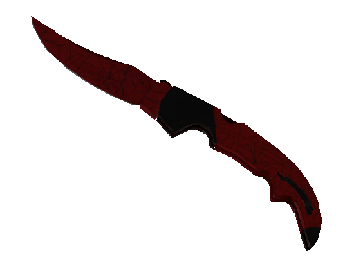 弯刀（★ StatTrak™） | 深红之网 (略有磨损)★ StatTrak™ Falchion Knife | Crimson Web (Minimal Wear)