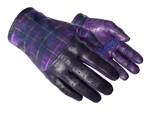 驾驶手套（★） | 蓝紫格子 (久经沙场)★ Driver Gloves | Imperial Plaid (Field-Tested)