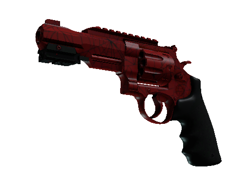 R8 左轮手枪 | 深红之网 (略有磨损)R8 Revolver | Crimson Web (Minimal Wear)