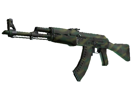 AK-47 | 丛林涂装 (破损不堪)AK-47 | Jungle Spray (Well-Worn)