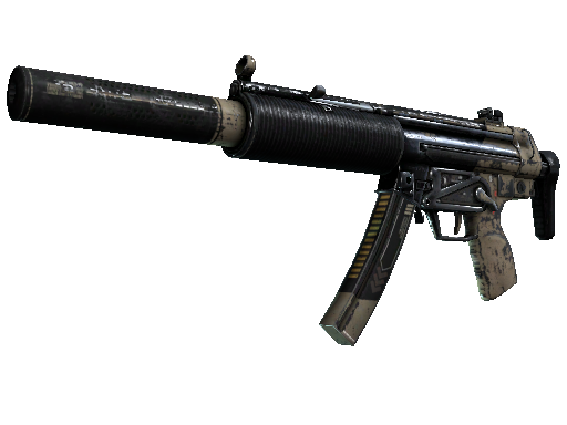 MP5-SD（StatTrak™） | 沙漠精英 (战痕累累)StatTrak™ MP5-SD | Desert Strike (Battle-Scarred)