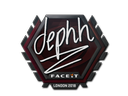 印花 | dephh | 2018年伦敦锦标赛Sticker | dephh | London 2018