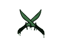 封装的涂鸦 | X 双刀 (深绿)Sealed Graffiti | X-Knives (Jungle Green)