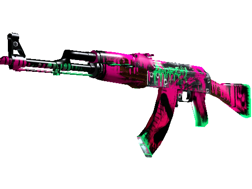 AK-47 | 霓虹革命 (略有磨损)AK-47 | Neon Revolution (Minimal Wear)