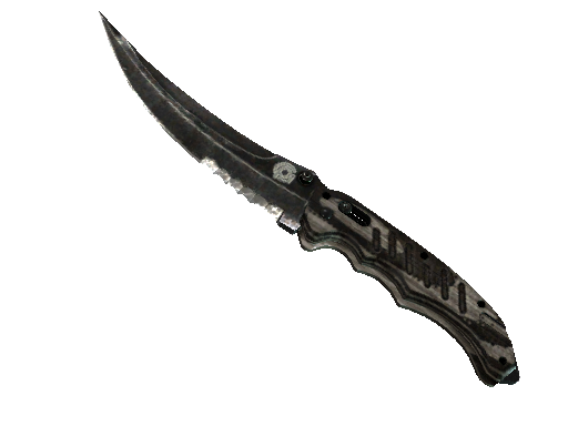 折叠刀（★ StatTrak™） | 黑色层压板 (战痕累累)★ StatTrak™ Flip Knife | Black Laminate (Battle-Scarred)