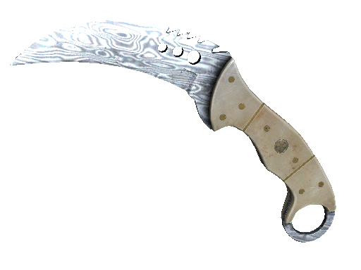 锯齿爪刀（★） | 大马士革钢 (略有磨损)★ Talon Knife | Damascus Steel (Minimal Wear)