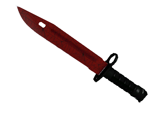 刺刀（★） | 深红之网 (略有磨损)★ Bayonet | Crimson Web (Minimal Wear)