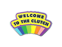 欢迎翻盘胸章Welcome to the Clutch Pin