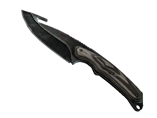 穿肠刀（★ StatTrak™） | 黑色层压板 (久经沙场)★ StatTrak™ Gut Knife | Black Laminate (Field-Tested)