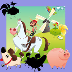 动画影之谜:有趣的游戏小的孩子有开心农场动物