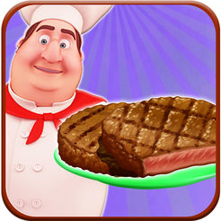 烧烤牛肉的厨师烹饪 - 食品制造商游戏