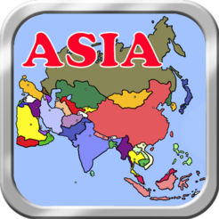 亚洲地图拼图