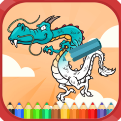 Dragons coloring book