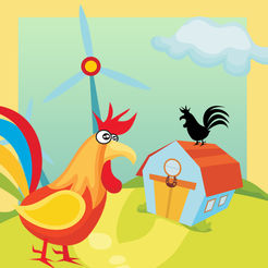 动画儿童游戏:许多农场动物宝宝益智于一体的应用