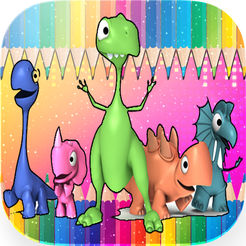 动物恐龙图画书 - 教育绘画为孩子幼儿和学龄前儿童幼儿园学习游戏