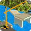 河桥路施工起重机模拟器