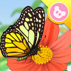 蝴蝶 - 昆虫世界 有趣的儿童互动绘本故事书