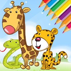 动物可爱的图画书为孩子们 - 绘图游戏