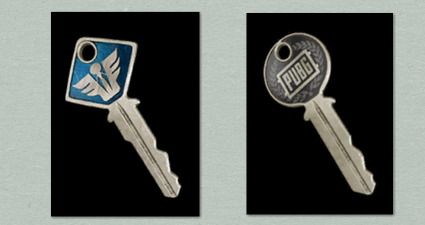 图3：STMBUY—网友曝光的绝地求生宝箱钥匙（左为Desperado Key；右为Master Key）