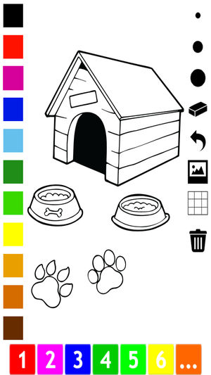活动!图画书 图片像猫,狗,鱼,猪,鸟和鹦鹉:动物儿童