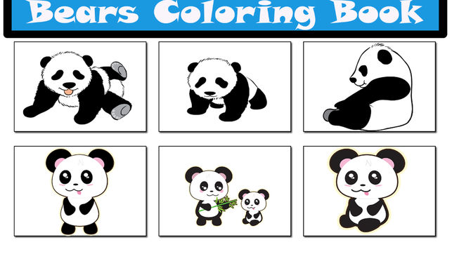 Bear Coloring Book Suitable For Toddlers