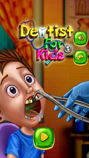 疯狂的牙医 有趣的游戏为孩子们 治疗病人在一个疯狂的牙医诊所! 自由