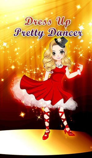 美丽的舞蹈者-彻底改变游戏的孩子女孩打扮。公主的女孩,美容美发的童话明星的时尚化妆